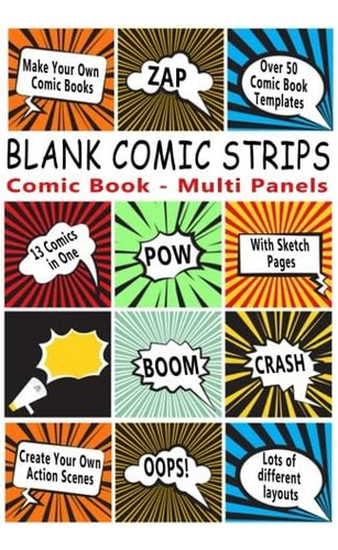 Libro: Comic Book: Blank Comic Strips: Make Your Own Comics 