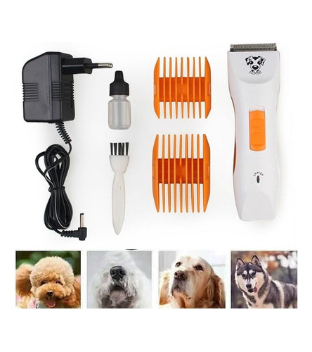 Kit Maquina Cortadora Pelo Mascota Perros Gatos Recargable