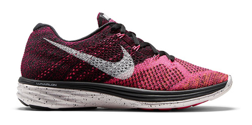 Zapatillas Nike Flyknit Lunar 3 Black Pink 698182_002   