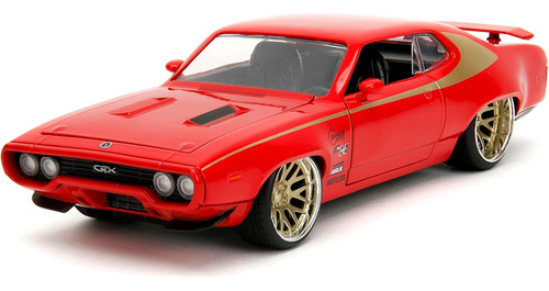 Coche Fundido A Presión Big Time Muscle 1:24 1972 Plymouth G