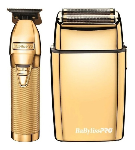 Combo Afeitadora Y Patillera De Cabello Babyliss Gold Fx