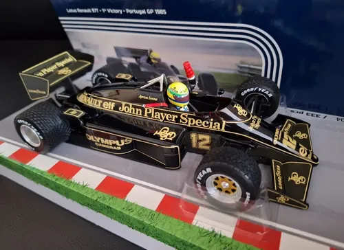 【F1ミニチャンプス　ロータスルノー97T A.セナ　アンジェリス　1/18】 F1 Lotus 97t Gp Portugal Ayrton Senna 1st 1/18 Minichamps