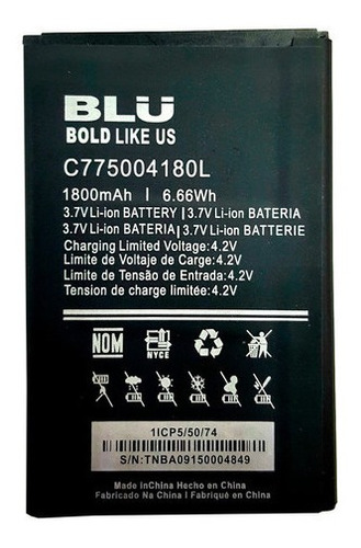 Bateria Blu Studio 5.0 C, Dash M 5.0 C775004180l