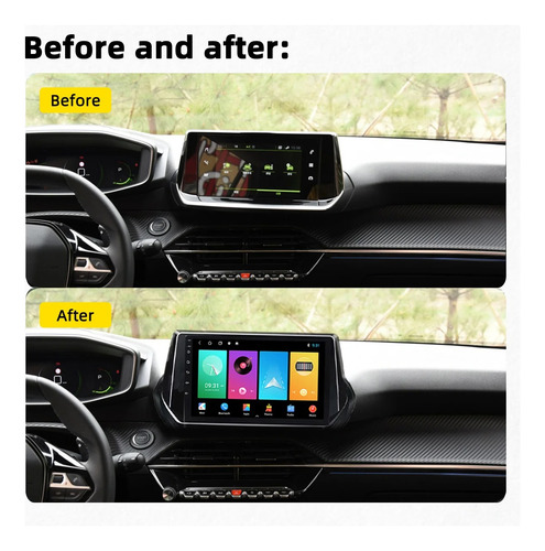 Multimedia Especifica Peugeot 208 Android Auto Carplay 2/32g