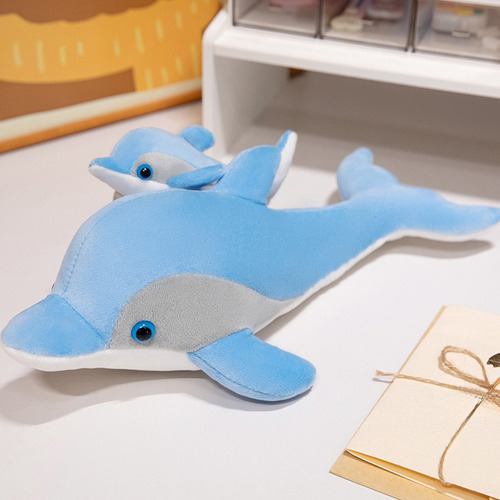 Muñeca De 15 Pulgadas Y 38 Cm, Linda Simulación De Delfines