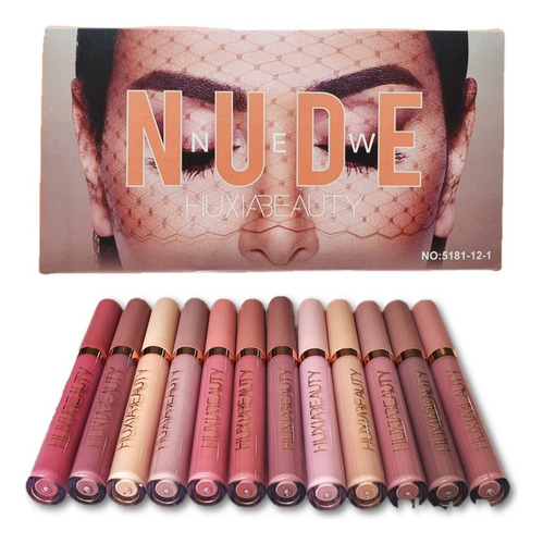 12 Labiales Matte Indeleble Huxia Beauty !! Color Surtido