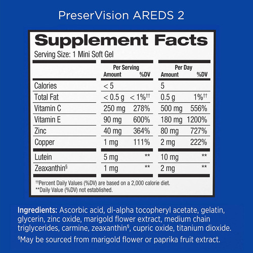 Preservision Areds 2 + Multivitamínico 2 En 1 , 100 Unidades