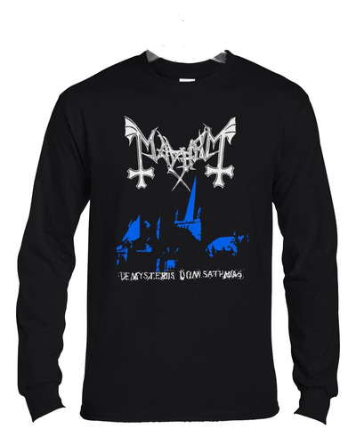 Polera Ml Mayhem De Mysteriis Dom Sathanas Metal Abominatron