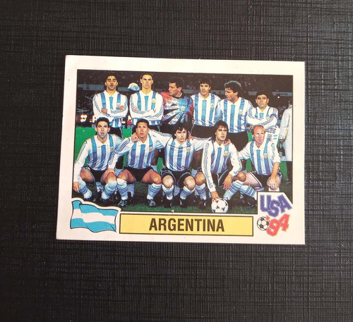 Figurinha Argentina Seleção Maradona Copa Do Mundo 1994 F26