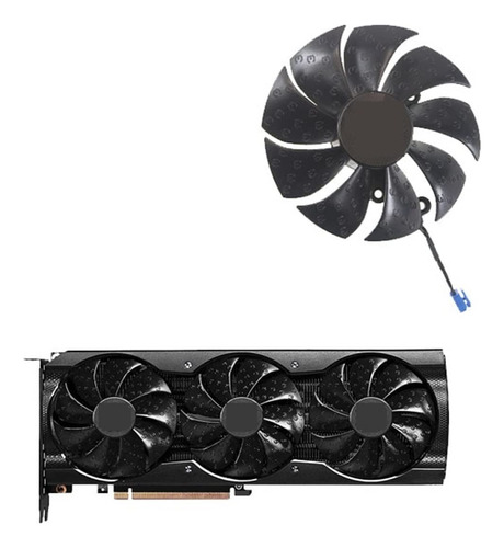 Ventilador Tarjeta Grafica Pine Para Evga Rtx Negro