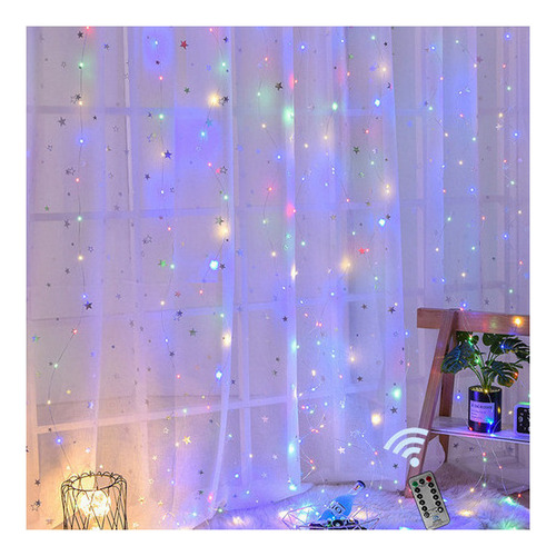 Lámpara LED colgante de cortina LED Fairy Lights, color of the Fix Lights