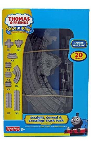 Thomas & Friends Take-n-play Straight, Curved & Crossing Tra