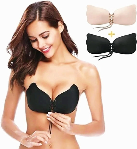 Bra Nubra Brasier Strapless Push Ups Invisible Sin Tirante