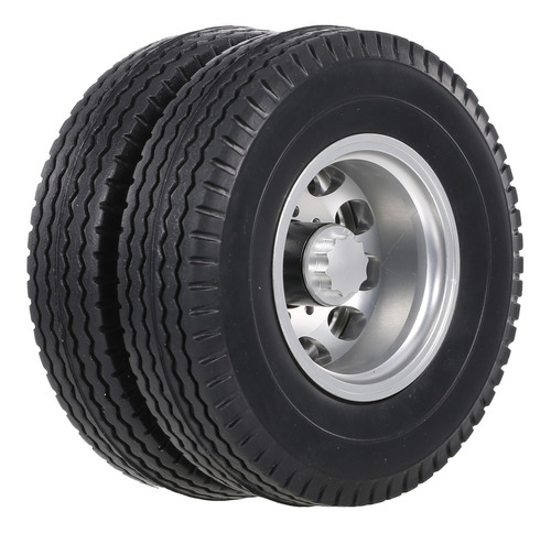 Neumáticos 6 Piezas 1/14 Tamiya Con Rueda Trasera De Camión