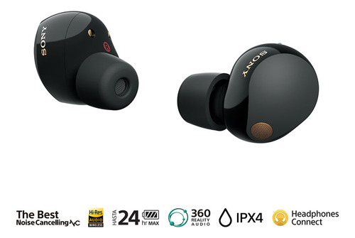 Imagen 2 de 2 de Audífonos in-ear inalámbricos Sony TWS WF-1000XM5 WF-1000XM5/B negro