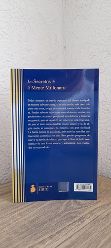 Libro Los Secretos De La Mente Millonaria - T. Harv Eker