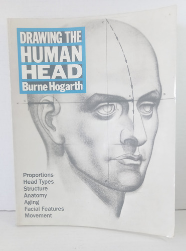 Livro De Arte Drawing The Human Head Por Burne Hogarth Em Inglês Editora Watson Guptill