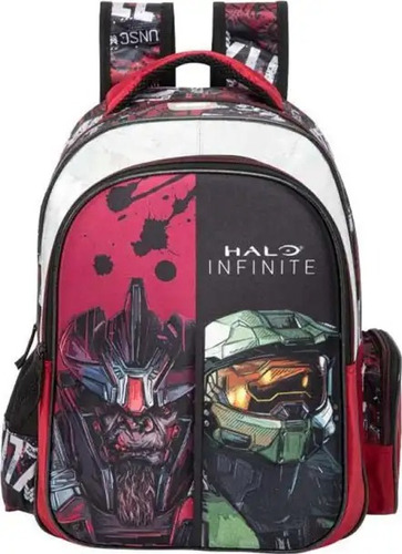 Mochila Backpack Niño Halo Infinite 1096041 Primaria Relieve En 3d 