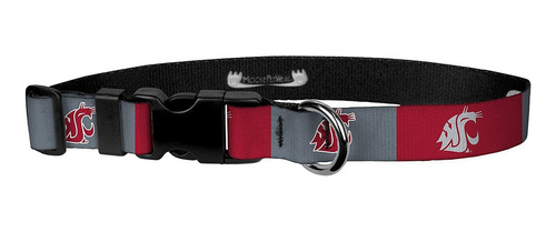 Moose Pet Wear Dog Collar  Washington State University Couga