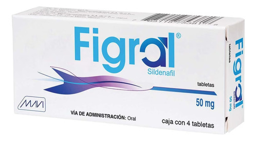 Figral Sildenafil 50 Mg Caja Con 4 Tabletas