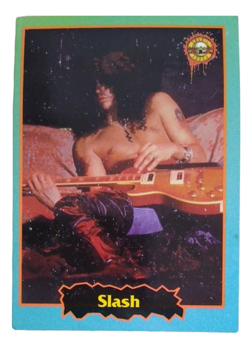 Carta, Rock Card, De Slash, De Banda Guns And Roses 