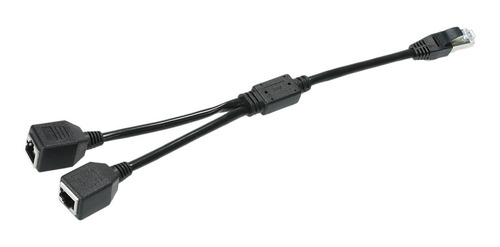 Cable Adaptador De Red Rj45 Macho A 2 Conectores Hembra 