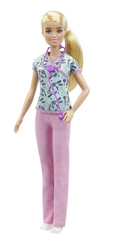 Barbie Enfermera Original Rubia (12 Pulgadas/ 30,4cm) Dispon