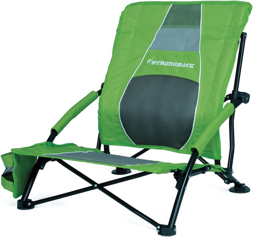 Silla De Playa Portatil Con Innovador Soporte Lumbar - Lime