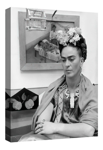 Cuadro Decorativo Canvas Unos Cuantos Piquetitos Frida Kahlo