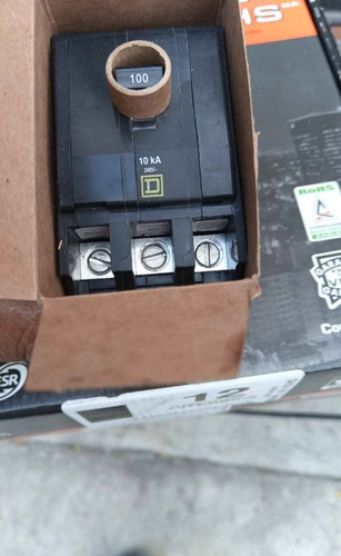 Interruptor Termomagnético Square D Qo3100 Nuevo 