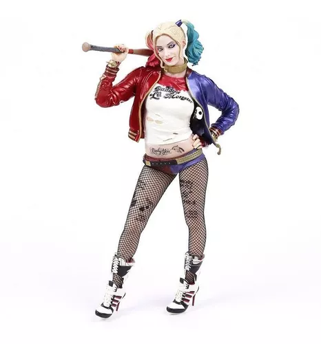 Boneco Action Figure Arlequina Harley Quinn 30 cm Batman Coringa em  Promoção na Americanas