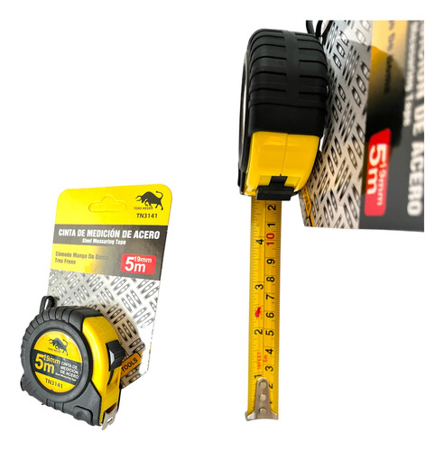 Pack 6 Huinchas Cinta De Medir Flexometro Retráctil 5 Metros