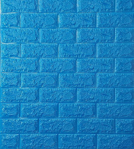 Revestimiento Pared Adhesivo Facil Colocacion Color Azul