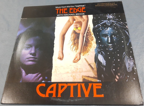 The Edge - Music From The Film Captive Lp Ingles Promo U2