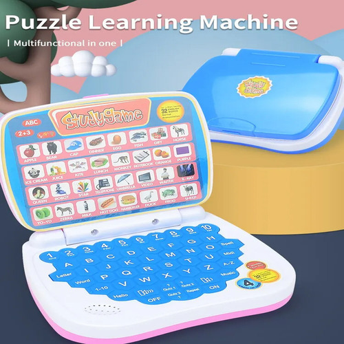 Mini Portátil Educativo Interactivo En Inglés Para Niños,