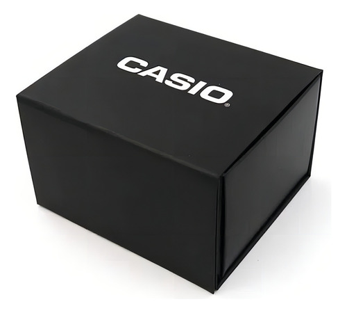Reloj Casio Standard MTD-125D-3Avdf para hombre, correa plateada, bisel verde, fondo verde
