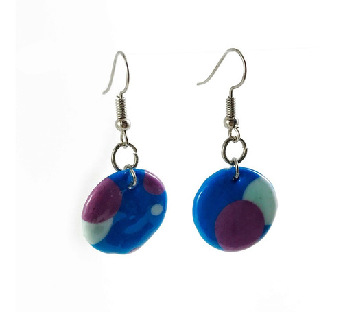 Aretes Colores Mezclados Únicos | Joyería Artesanal 