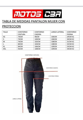 Imagen 6 de 9 de Pantalon Moto Dama Upper Viaje Ruta Motoscba