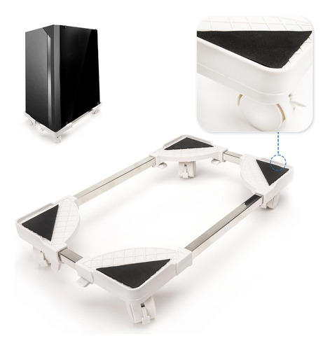Soporte De Torre De Computadora Con Ruedas Soporte De Cpu Aj