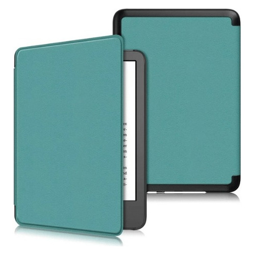 Estuche Kindle 11th Gen 2022 6pulgadas Cuero Verde Agua