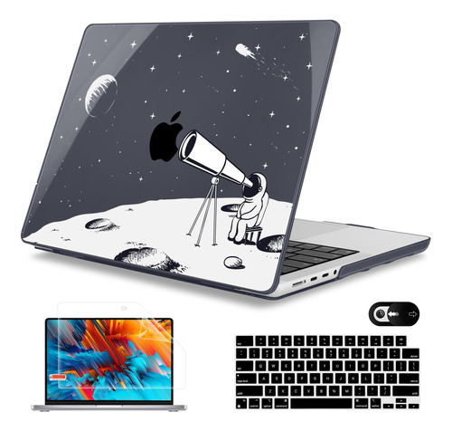 Funda Rígida Mektron Para Macbook Pro 16  2485 Astronaut