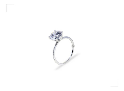 Anillo Solitario Plata 1ra Ley 925 Diamante Cz 3.0 Cts Tt®