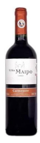 Pack De 4 Vino Tinto Viña Maipo Carmenere 750 Ml