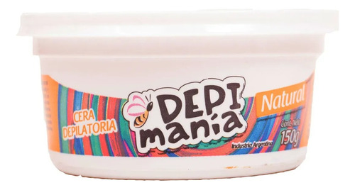 Cera Depilatoria Natural Depimania 150grs Pack X2u