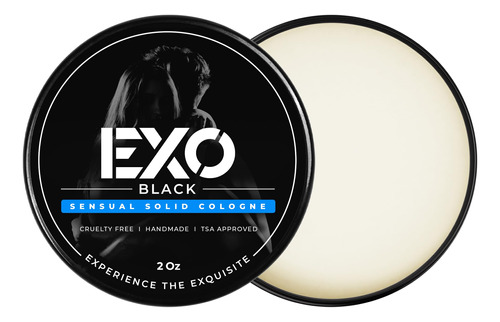 Exo Colonia Natural Negra Para Hombres, Aroma Amaderado Y F.