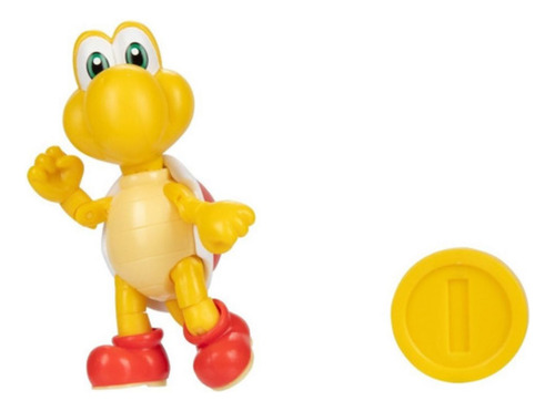 Nintendo Koopa Rojo De 10cm Super Mario Figura Articulada