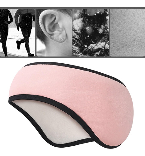 Orejeras De Invierno Para Mujeres Protección Rosado 52cm