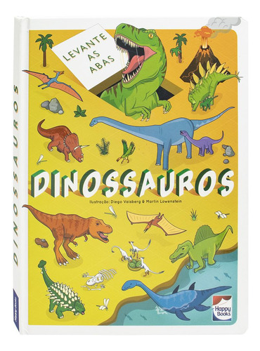 Levante & Descubra: Dinossauros, De Autumn Publishing. Editora Happy Books, Capa Dura, Edição 1 Em Português, 2023