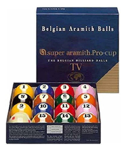 Juego De 16 Bolas De Billar Super Aramith Tv Pro-cup