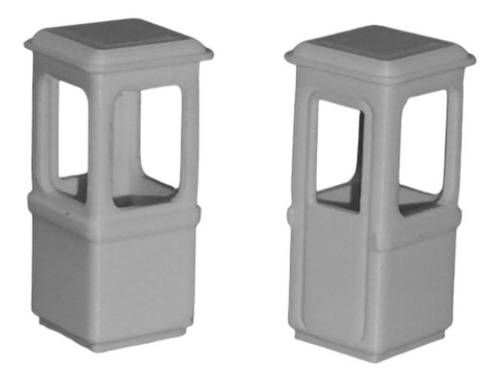 Garita Seguridad Ho 1/87 X 2 Trenes Maqueta 3d